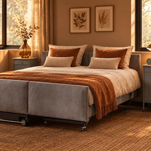 Hanze Hoch-/Tiefpflegebett | Elektrisch verstellbares Bett für Zuhause
