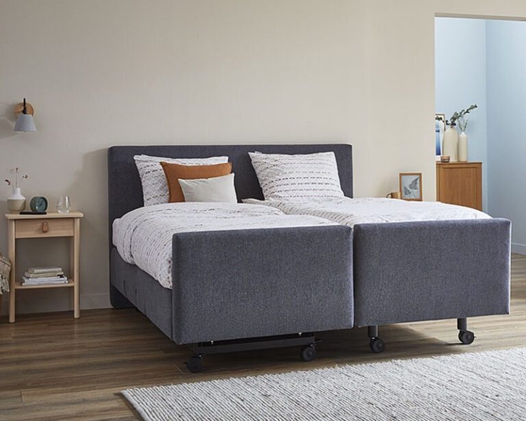 Senioren Boxspring Hoch/Tief | Elektrisch verstellbares Bett für 50+