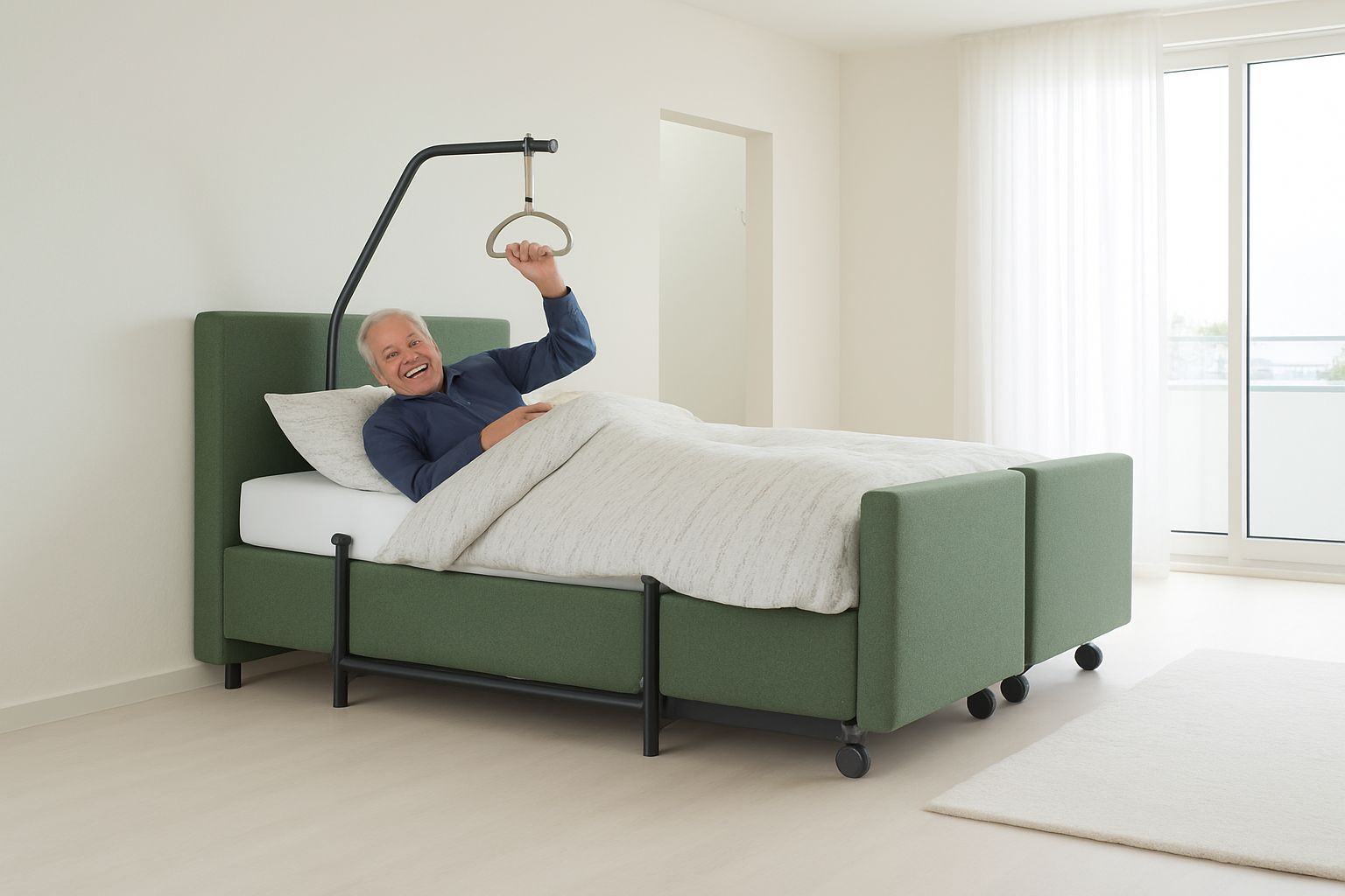 Hanze Hoog/Laag Zorgbed | Elektrisch Verstelbaar Bed voor Thuis
