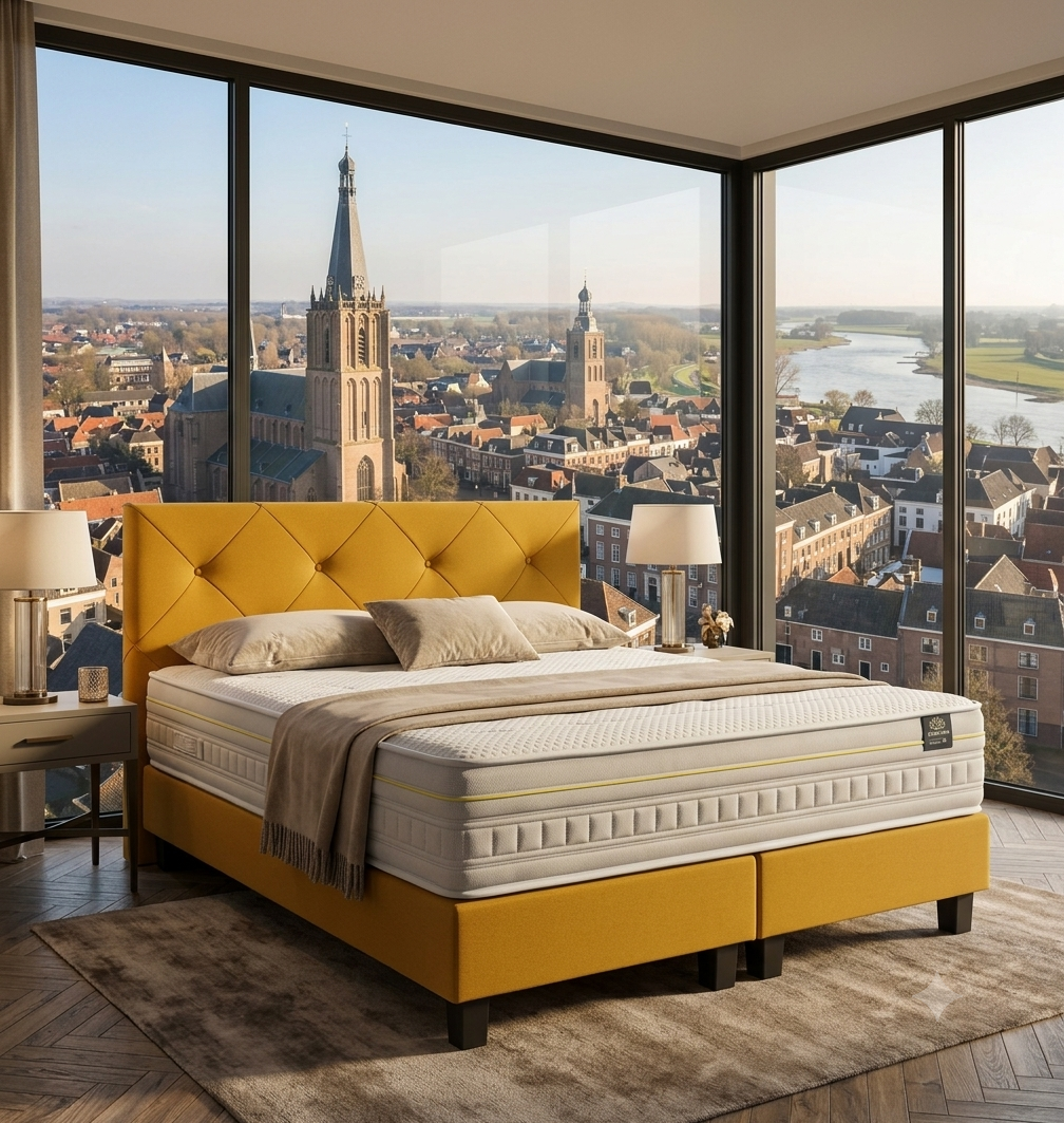 Boxspring Burningham Yelow