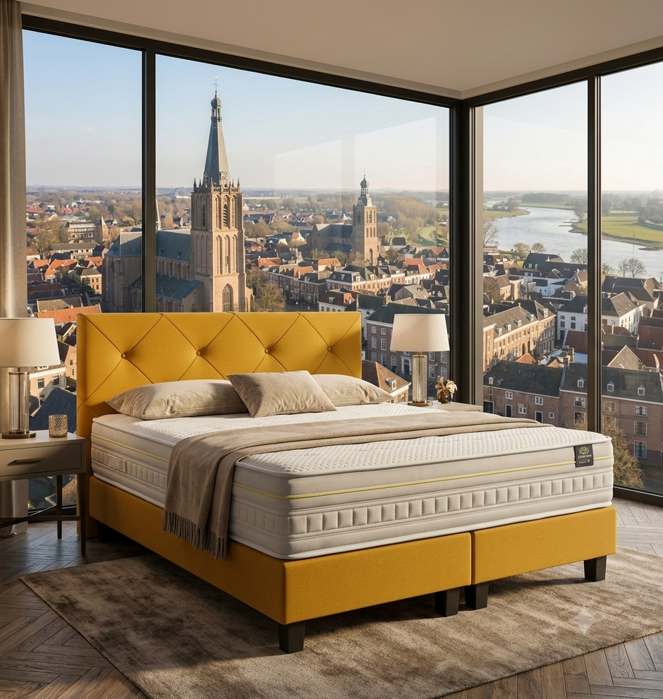 Boxspring Burningham Yelow