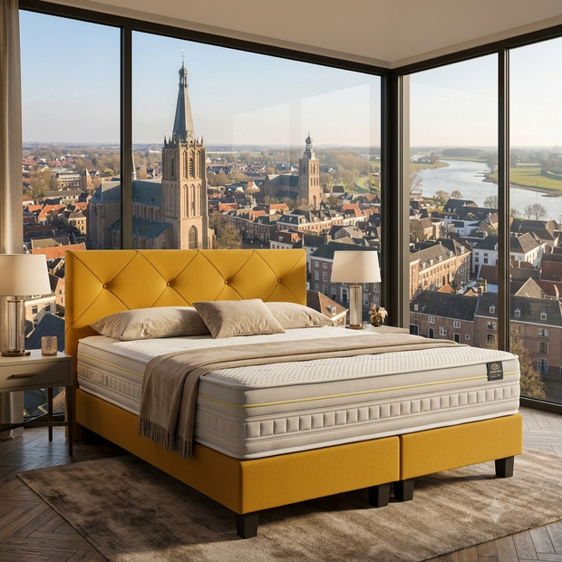 Boxspring Burningham Yelow