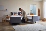 Senioren Boxspring Hoch/Tief | Elektrisch verstellbares Bett für 50+