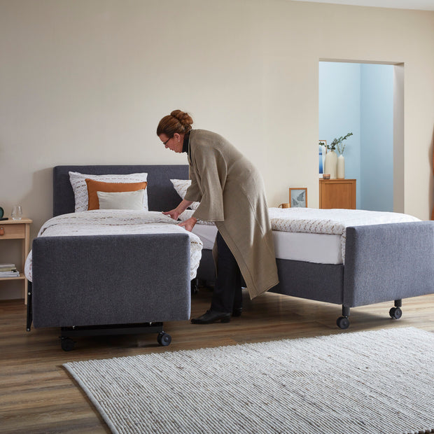 Senioren Boxspring Hoog/Laag | Elektrisch Verstelbaar Bed voor 50+