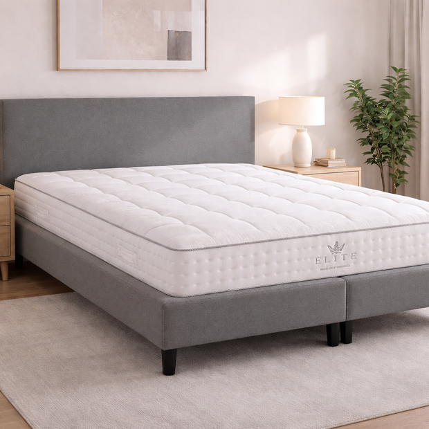 Boxspring Zilver