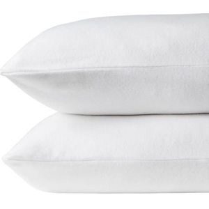 Molton-Kissenbezug 60x70cm mit Reißverschluss (2er-Set)