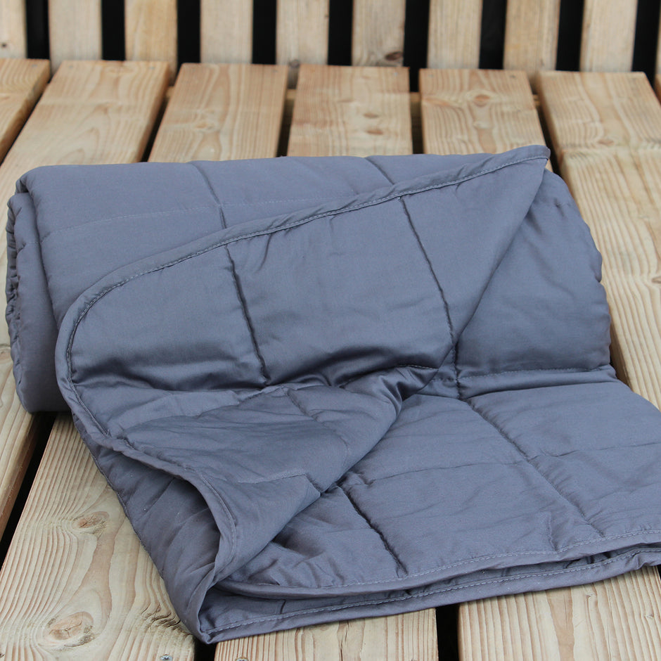 Gewichtsdecke 7 kg - Anthrazit - 140x200cm