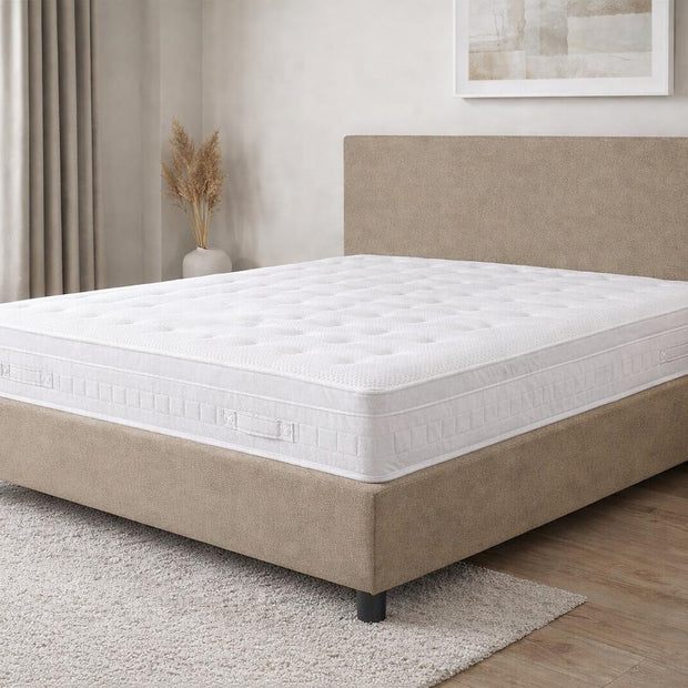 Boxspring Gold | Luxuriöses Komplettbett mit Taschenfederkern & Topper