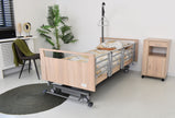 Zorgbed Woody | Elektrisch Hoog/Laag Bed voor Senioren & Zorg Thuis