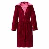 Vossen Badjas Comfort Line Palermo, met rits, Burgundy