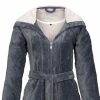 Vossen Badjas Comfort Line Palermo, met rits, Flanell