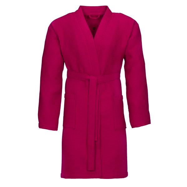 Vossen Badjas Comfort Line ROM Pique wafel, Cranberry