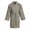 Vossen Badjas Comfort Line ROM Pique wafel, Pepplestone