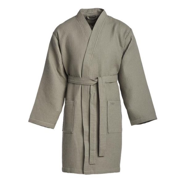 Vossen Badjas Comfort Line ROM Pique wafel, Pepplestone