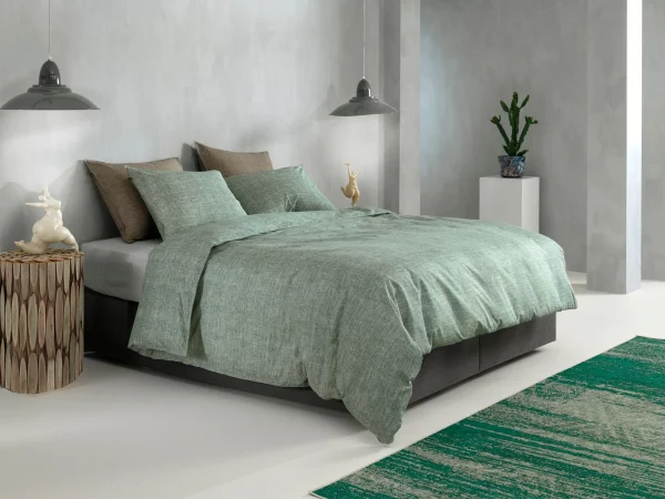 Zo Home Dekbedovertrek Lino 100% Katoen (diverse kleuren)