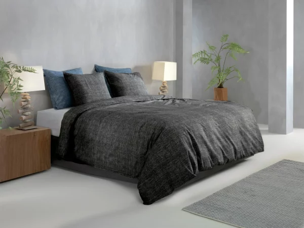 Zo Home Dekbedovertrek Lino 100% Katoen (diverse kleuren)