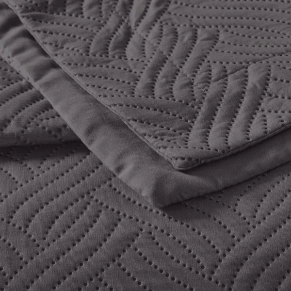 Plaid Wave Black 260x250cm inclusief Kussensloop