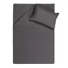 Plaid Wave Black 260x250cm inclusief Kussensloop