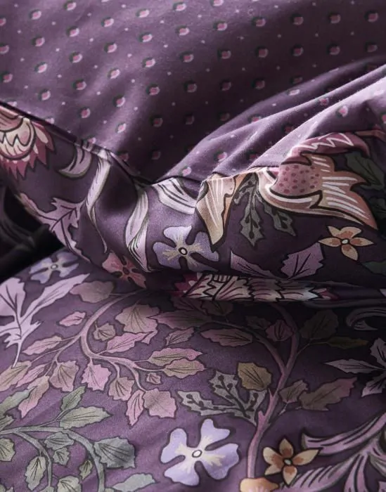 Essenza Dekbedovertrek Ophelia Plum Wine