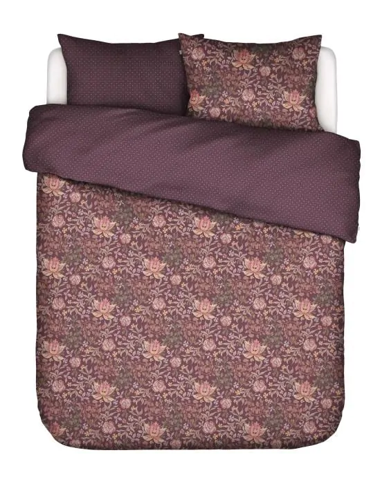 Essenza Dekbedovertrek Ophelia Plum Wine