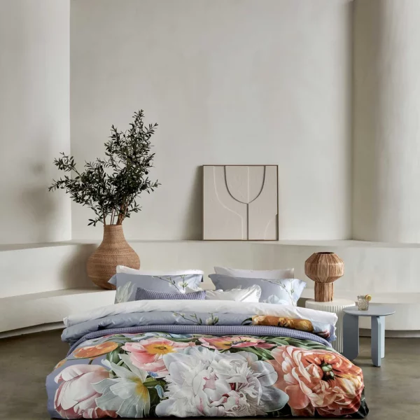 Van Dyck Dekbedovertrek Fleur Festive Lavender Blue