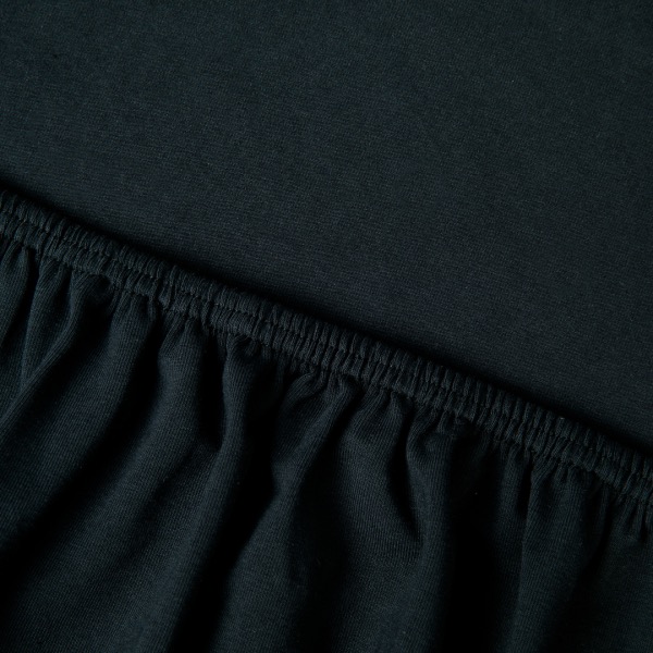 Kayori Tara Matras Hoeslaken stretch Jersey 180/200x200/220 Zwart
