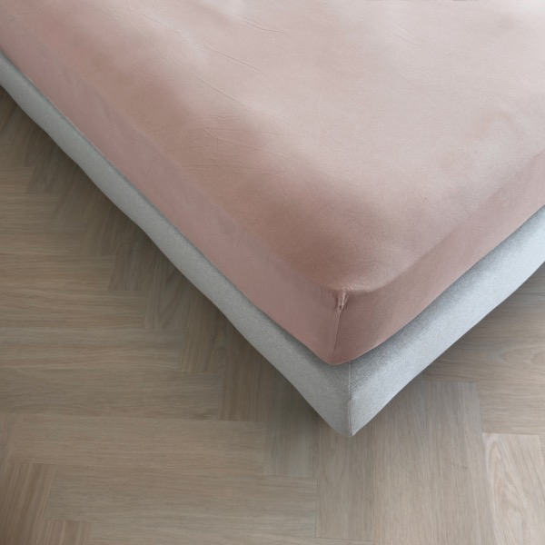 Kayori Tara Matras Hoeslaken stretch Jersey 180/200x200/220 Nude