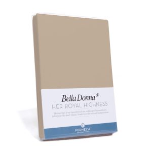 Hoeslaken Bella Donna Jersey Matras Champagne 140/160x200/220