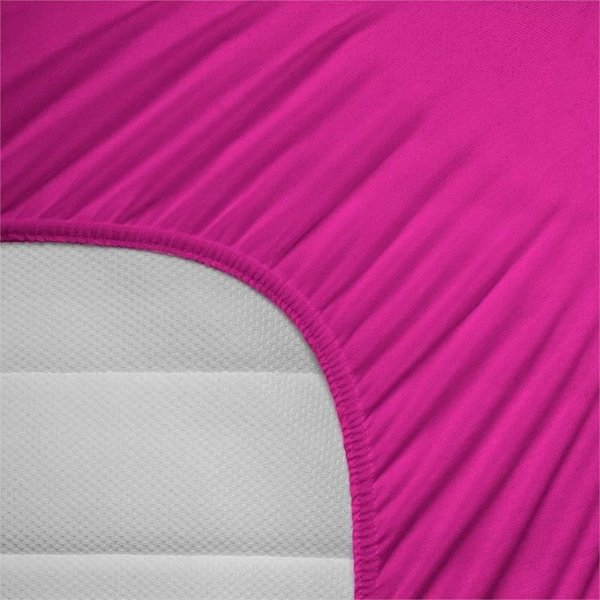 Enkel Jersey Hoeslaken Hotel Summer 80/90x200/220 HOT PINK