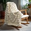 Pom Rabbit Fur plaid Beige 150 x 200 – Superzacht & Luxe