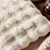 Pom Rabbit Fur sierkussen Beige 50 x 50 – Luxe & Zacht