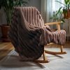 Rib Rabbit Fur Plaid Taupe/Gijs 150 x 200  – Superzacht & Luxe
