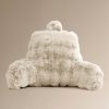 Bedrest Pompom Beige 34 x 50 – Luxe comfort en stevige ondersteuning