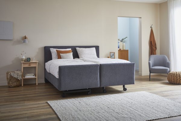 Boxspring Comfort Hoog Laag  ( 1x Hoog Laag 1 x Elektrisch)