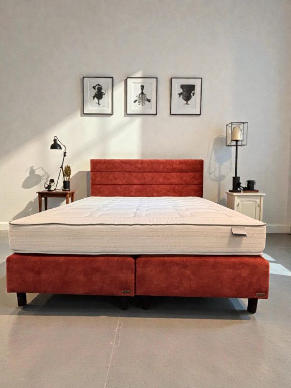 boxspring red Boxspring Veline 180x200
